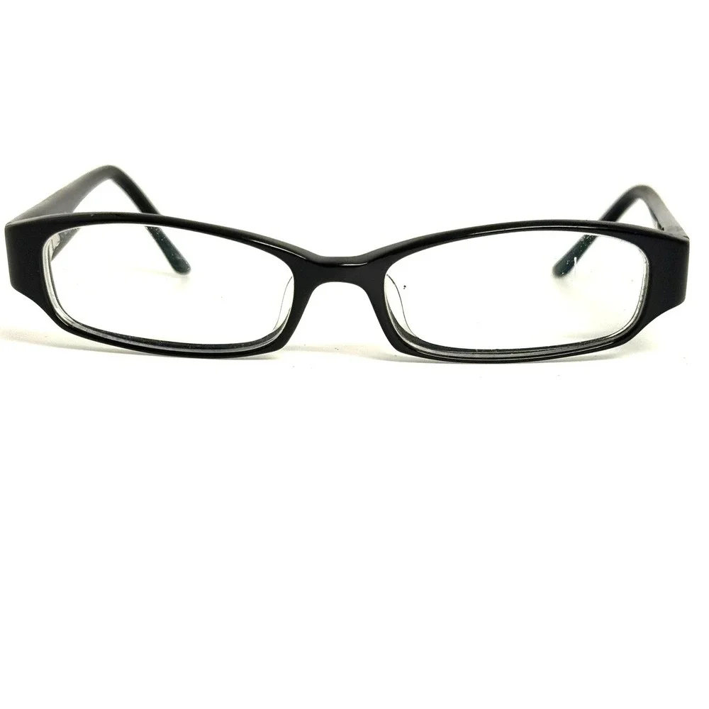XOXO Squeal Eyeglass Frames Black Pink Leopard Print Rectangular 135mm BLCK
